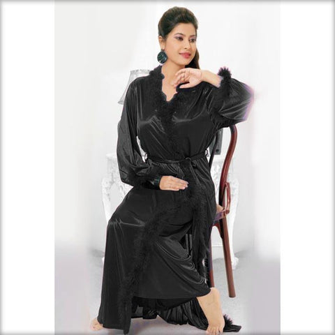 Black - FL-471 - Flourish Nightwear