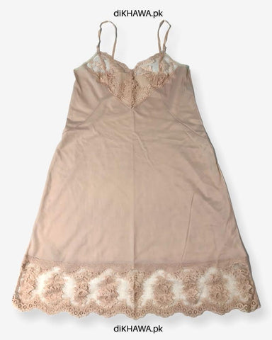 Imported Stocklot Branded Nightwear Women Floral Lace Short Mini Nightdress Nighties