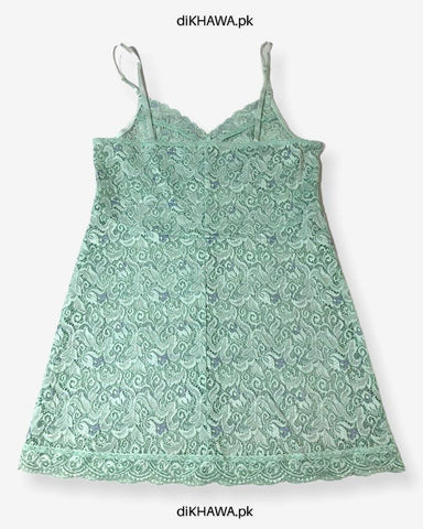 Imported Stocklot Branded Nightwear Women Floral Lace Short Mini Nightdress Nighties