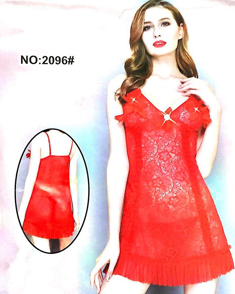 Romantic Sexy Short Net Nighty - Babydoll Bridal Luxe Hub - 2096