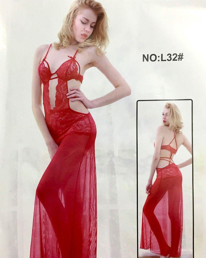 Romantic Sexy Short Net Nighty - Babydoll Bridal Luxe Hub - L32#