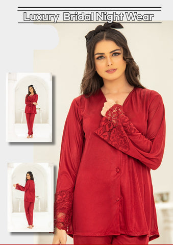 Luxury Night Wear, Specifically Model Code-354. It is a Premium Nightwear Set Designed for both comfort and Elegance.