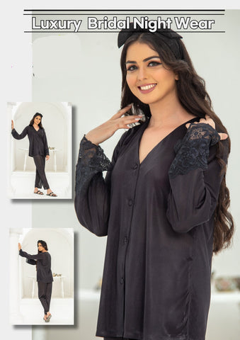 Luxury Night Wear, Specifically Model Code-354. It is a Premium Nightwear Set Designed for both comfort and Elegance.