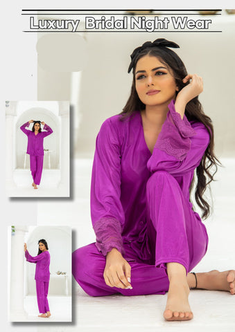 Luxury Night Wear, Specifically Model Code-354. It is a Premium Nightwear Set Designed for both comfort and Elegance.