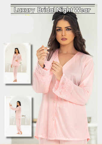 Luxury Night Wear, Specifically Model Code-354. It is a Premium Nightwear Set Designed for both comfort and Elegance.