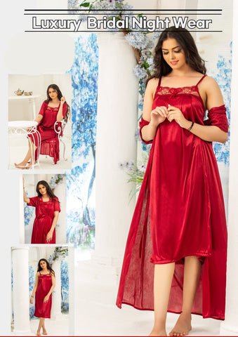 2-Piece Luxury Nightwear Set– Bridal Set Code 357