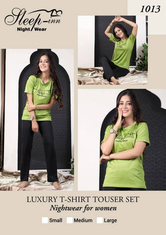 2 Pieces Ladies Trouser/Shirt- Premium Quality (Size Small-Medium-Large) 8 Designs Available