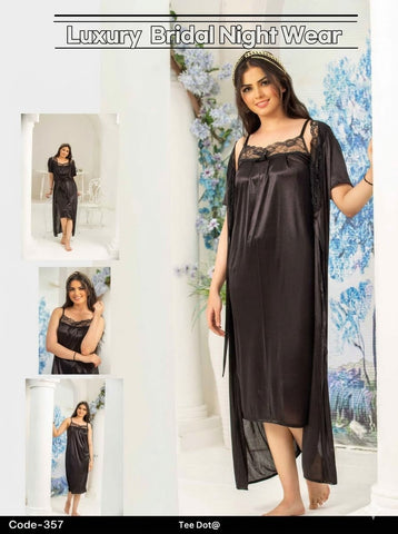 PREMIUM QUALITY .  HIGH QUALITY GSM USE. 2 PIECE NIGHTWEAR . 4 COLOURS .  Stuff=SILK FREE SIZE  28 TO 38 BREAST SIZE EASILY WEAR